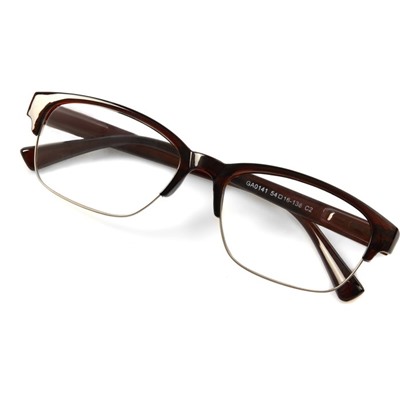 Готовые очки GA0141 (Цвет: C2 коричневый; диоптрия: -2,25; тонировка: Нет)