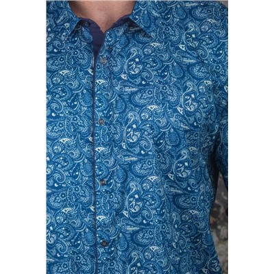 Рубашка 8236935 т.синий-кремовый ANG