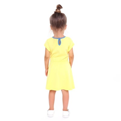 Платье для девочки, цвет жёлтый, рост 74 см