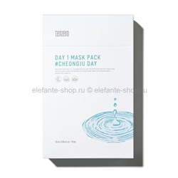 Восстанавливающие маски для лица Tenzero Day1 Mask Pack #Cheongju Day 10х25ml (125)