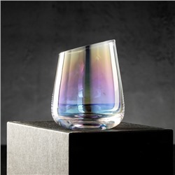 Стакан стеклянный Magistro «Иллюзия», 450 мл, цвет перламутровый