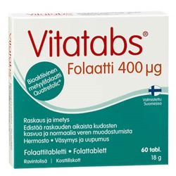 Vitatabs витамины с фолатом 400мкг 60 шт