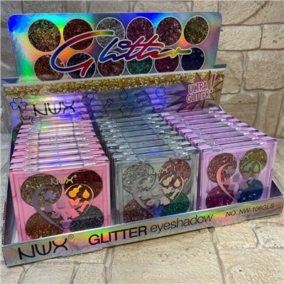 Набор из трёх глиттеров NWX Glitter Eyeshadow (106)