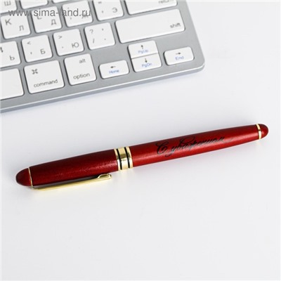 Подарочная ручка в деревянном футляре «Гениальных идей»