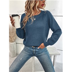 SHEIN LUNE Pullover mit Raglanärmeln