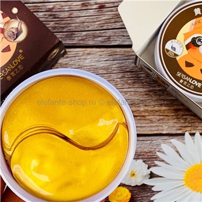 Гидрогелевые патчи с муцином улитки SL Golden Snail Eye Mask