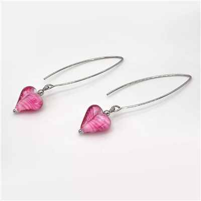 Серьги из муранского стекла SWEETHEART LC3436