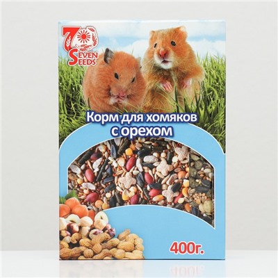 Корм SEVEN SEEDS SPECIAL для хомяков, с орехом, 400 г