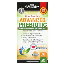 BioSchwartz Ultra Premium Advanced Prebiotic, 60 Capsules