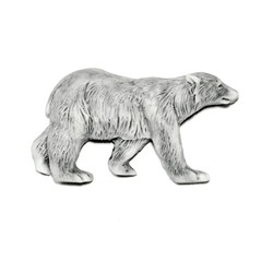 Магнит Медведь белый (вид сбоку)