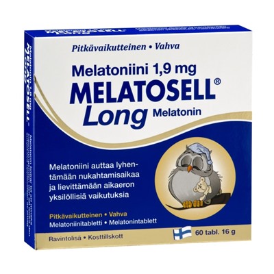Melatosell Long мелатонин 1,9 г 60 таблеток