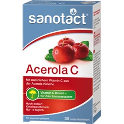 Sanotact Vitamin C Леденцы с витамином С, 30 шт
