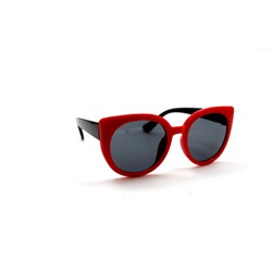Детские солнцезащитные очки №1 красный черный