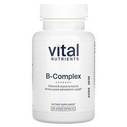 Vital Nutrients B-комплекс, 60 веганских капсул