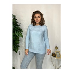 Пуловер 608-3 голубая