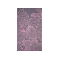 6с103.412ж1 Ночная лилия (розовый5) Полотенце махровое 50х90см
