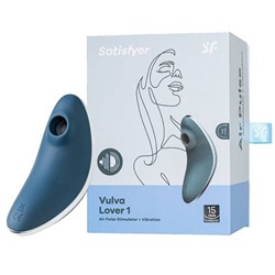 Satisfyer Вакуумно-волновой клиторальный вибростимулятор Vulva Lover 1 (blue)