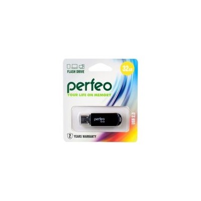 32Gb Perfeo C03 Black USB 2.0 (PF-C03B032)