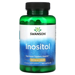 Swanson Инозитол, 650 мг, 100 капсул - Swanson