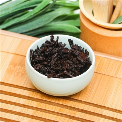Китайский выдержанный чай "Шу Пуэр Qizi bing. 7262", 357 г, 2020 г