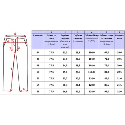 Женские брюки, артикул 888-697