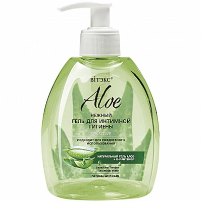 Гель для интимной гигиены ALOE нежный Sensitive 300мл/Витэкс/12/М