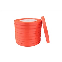 Однотонная атласная лента (огненно-оранжевый), 6мм * 250 ярдов