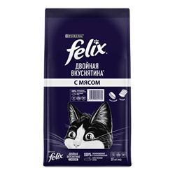 Корм сухой Felix Двойная вкуснятина для взрослых кошек , 10кг