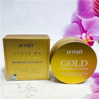 Гидрогелевые патчи с 24-каратным золотом PETITFEE Gold Hydrogel Eye Patch (78)