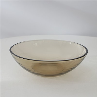 Набор стеклянных тарелок «Дымка», 5 предметов: 2 тарелки d=18,3 см, 3 тарелки d=19,8 см