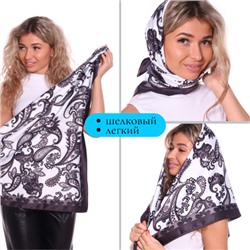 Платок-шарф женский на шею облегченный, размер 90*90 см, арт.280.015