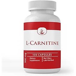 PURE ORIGINAL INGREDIENTS L-Carnitine, (100 Capsules) Always Pure, No Additives or Fillers, Lab Verified