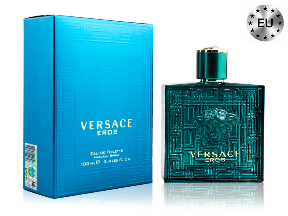 Eros отзывы. Versace Eros мужской 100 мл. Versace Eros (Versace), 100 ml. Духи мужские Версаче Эрос 100. Versace Eros men m 100ml.