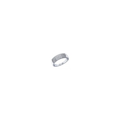 Кольцо из серебра с фианитами, 94011537