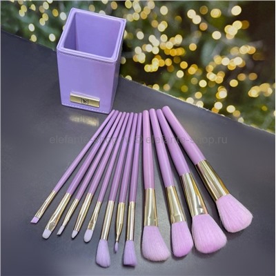 Набор кистей для макияжа Sarah Beauty 12 Piece Brush Set Lilac (125)