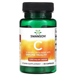Swanson Витамин C с Шиповником - 1000 мг - 30 капсул - Swanson