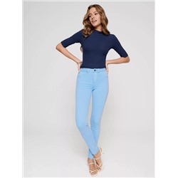 CONTE Цветные джинсы skinny с высокой посадкой и эффектом варки CON-237 Lycra®