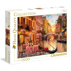 Clementoni. Пазл 1500 арт.31668 "Венецианское кафе"
