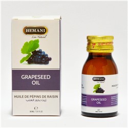 Масло Виноградных косточек | Grape Seed Oil (Hemani) 30 мл
