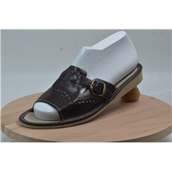 022-35  Обувь домашняя (Тапочки кожаные) размер 35