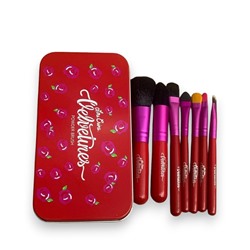 Набор кистей для макияжа Lime Crime Velvetines красный 7в1