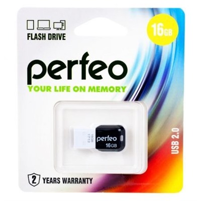 16Gb Perfeo M02 White USB 2.0 (PF-M02W016)