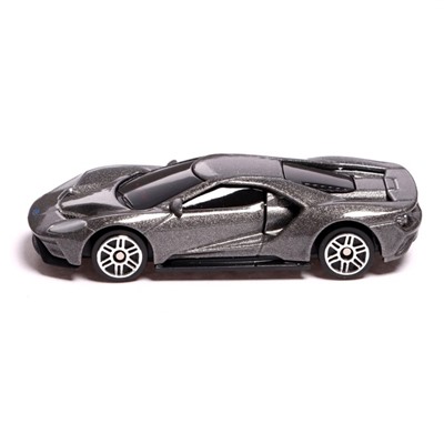 Машина металлическая FORD GT, 1:64, цвет серый