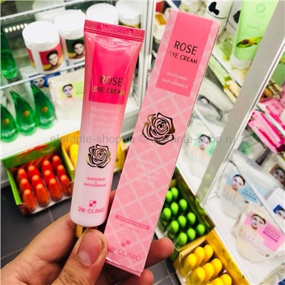 Крем вокруг глаз 3W Clinic Rose Eye Cream (125)