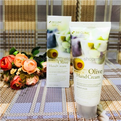 Крем для рук 3W Clinic Olive Hand Cream (125)