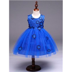 01399 Платье мод.L8805 синий