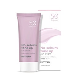 PrettySkin SPF50+PA++++ No Sebum Tone Up Sun Cream Солнцезащитный крем