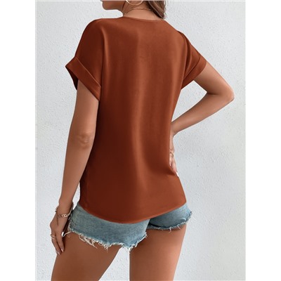 SHEIN Tall Bluse mit Fledermausärmeln