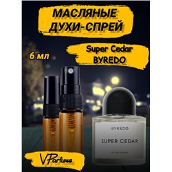 Масляные духи-спрей Byredo Super Cedar (6 мл)