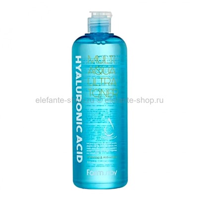 Тонер FarmStay Hyaluronic Acid Multi Aqua Ultra Toner, 500 мл (125)